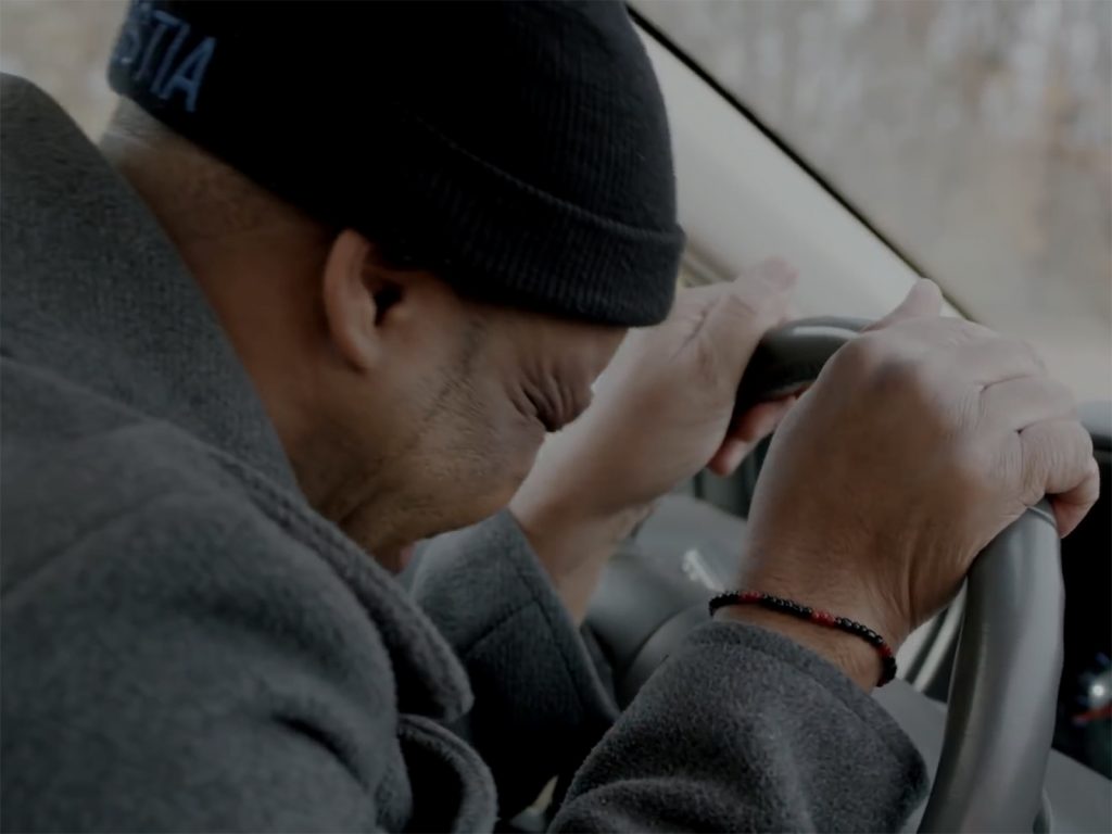 Anthony Anderson's character Sean breaking down in a car on the show ANACOSTIA